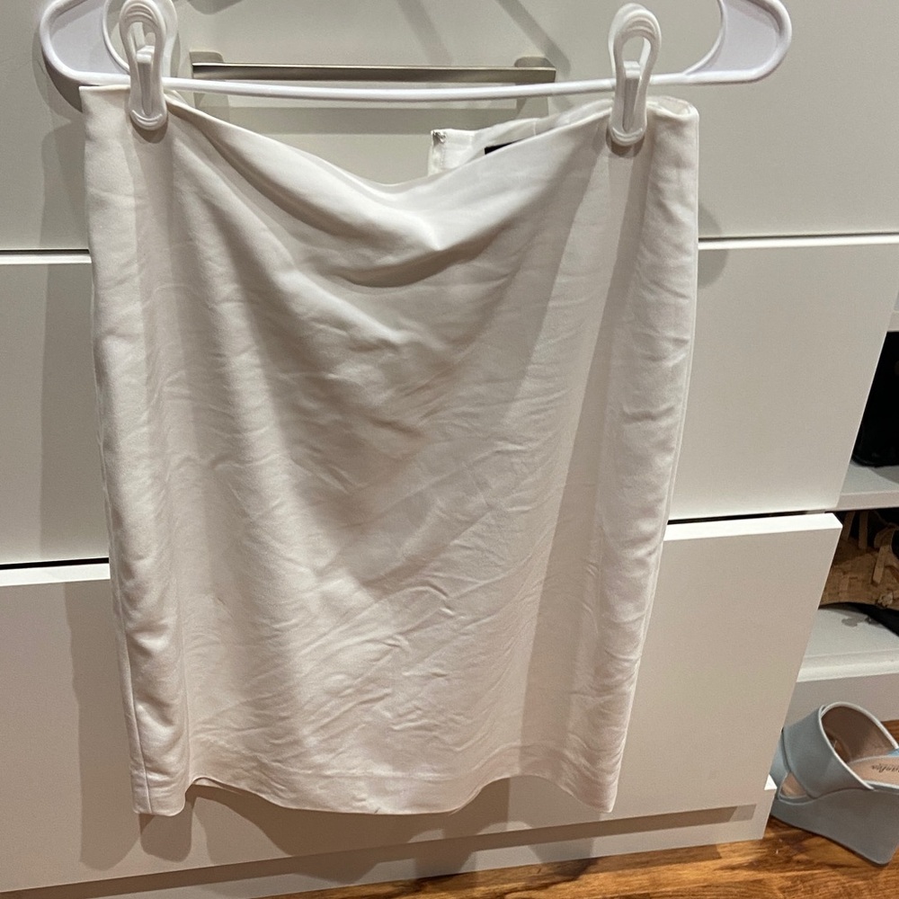 Express White Pencil Skirt